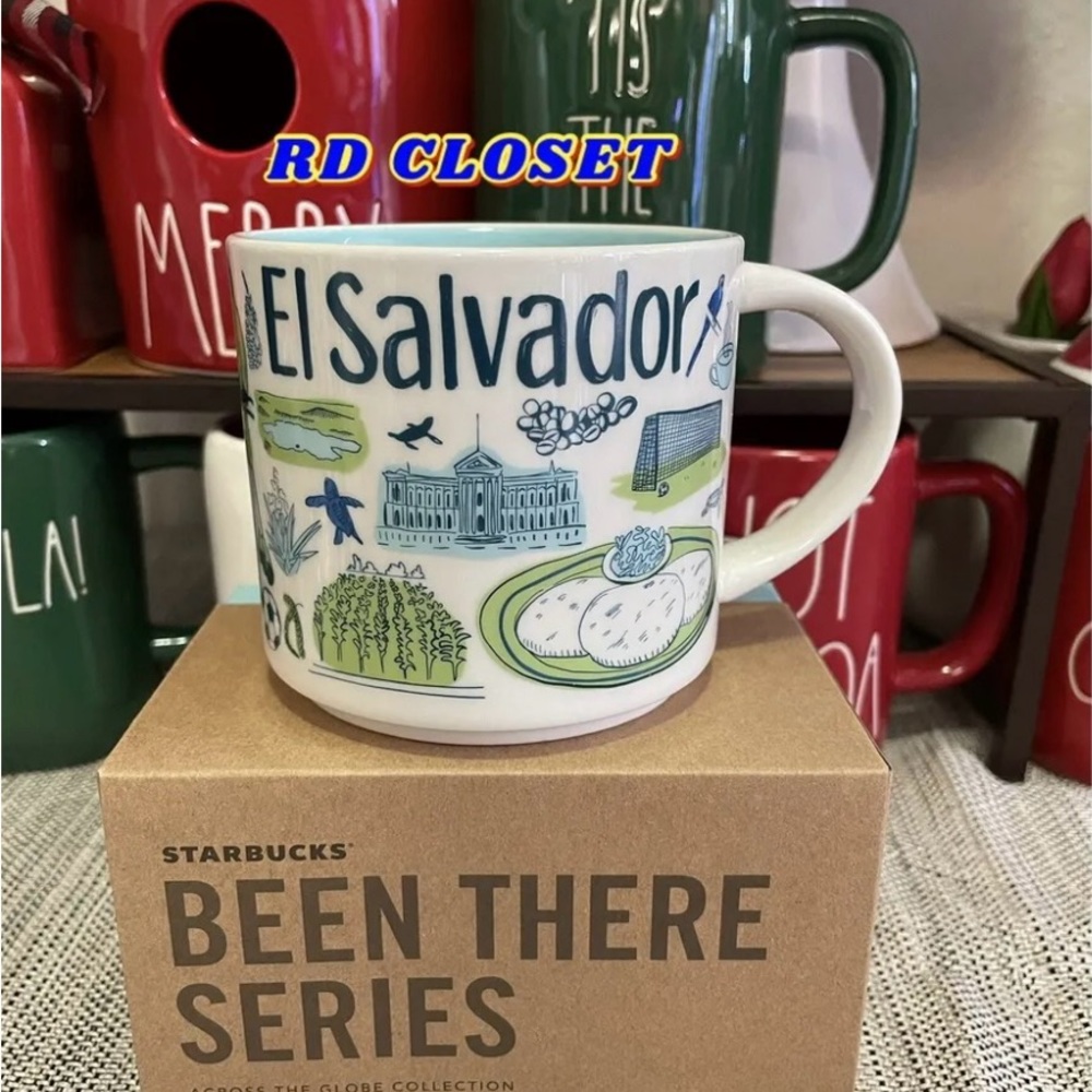 Starbucks Been There Series El Salvador Collectors Coffee Mug 14 OZ.